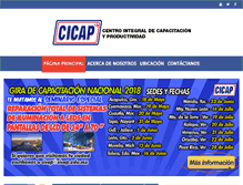 Tablet Screenshot of cicap.edu.mx