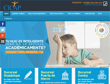 Tablet Screenshot of cicap.com.mx